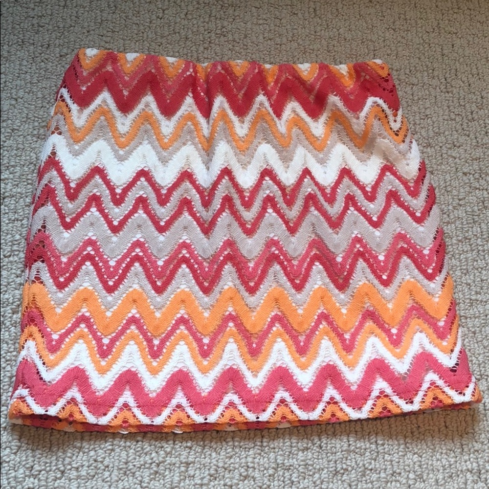 Lucy Love Boutique Chevron Skirt